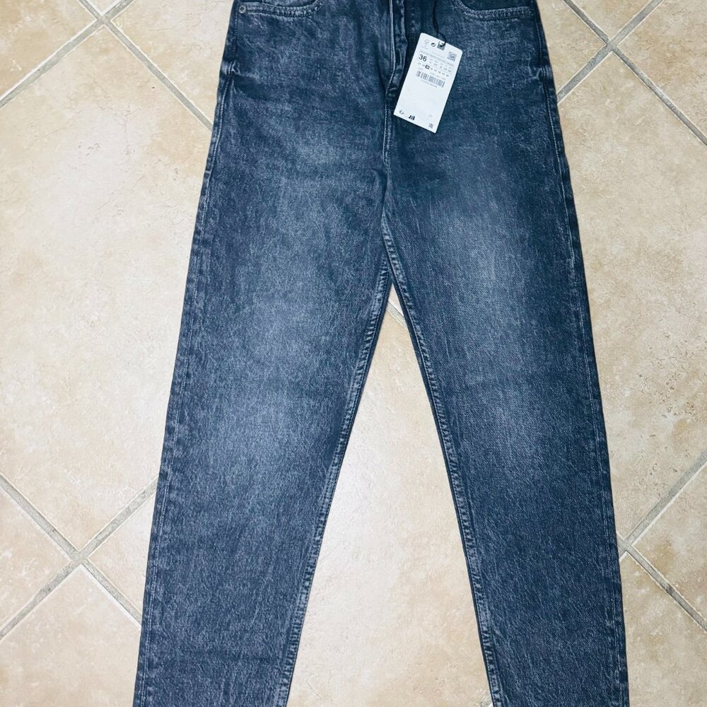 Zara Womens Acid Wash High Rise Skinny Split Ankle Jeans Size 4 NEW!!!!!!